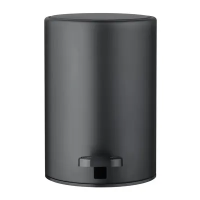Coș de gunoi negru mat cu pedală din oțel 3 l Modo – Blomus