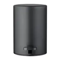 Coș de gunoi negru mat cu pedală din oțel 3 l Modo – Blomus