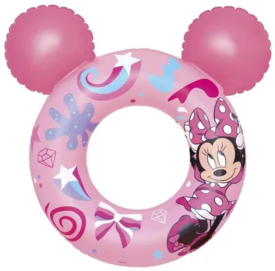 Colac gonflabil Bestway - Minnie Mouse, 74 x 76 cm