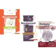 Pachet Bacalaureat 2026. Limba si literatura romana, Matematica M-stiintele-naturii si M-tehnologic si Biologia pe intelesul tuturor clasele 11-12