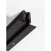 Sistem iluminat pe sina BREDA MAGNETIC Nisipiu Negru Aluminiu Trimless Recessed Mounted Max Power 300W