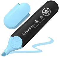 Marker text Schneider Job Pastel - Albastru