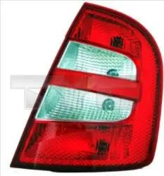 Stop tripla lampa spate stanga potrivit SKODA FABIA HATCHBACK 1999-2004 - (Semnalizator alb, culoare sticla: rosu)