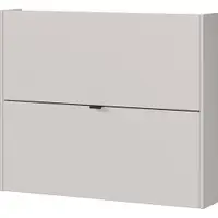 Pantofar crem cu deschidere înclinată/suspendat cu aspect de lemn de stejar 100x83x18 cm Ameca – Germania