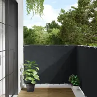 Gossi paravan de balcon, antracit, 300x120 cm, pvc