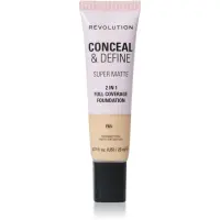Revolution Conceal & Define machiaj cu efect matifiant culoare F6N 23 ml