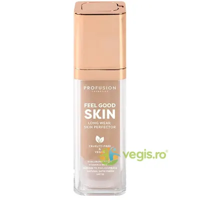 Fond de Ten SPF15 Rezistenta Indelungata Nuanta Medium 320 Feel Good Skin 30ml
