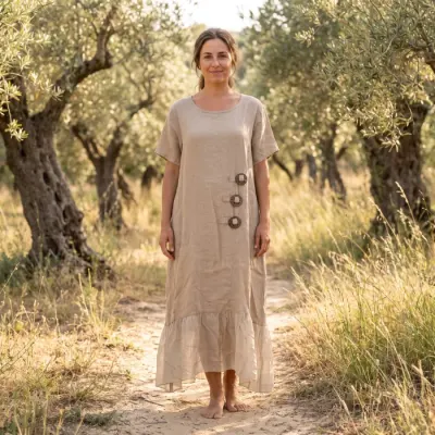 Rochie lejera din bumbac Ioana