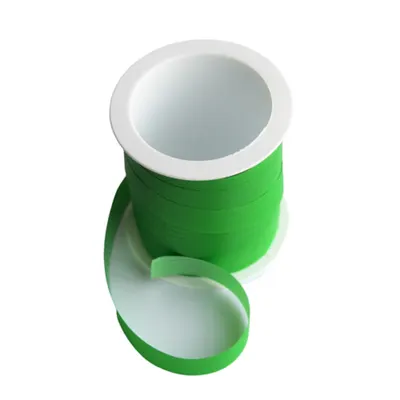 Minirolă rafie sintetică verde deschis 10m x 10mm