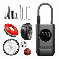 Pompa electrica de aer, Baterie 4000 mAh, USB, Lanterna LED
