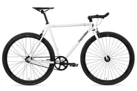Original - Bicicletă fixie Hi-Ten oțel 28". White/Black