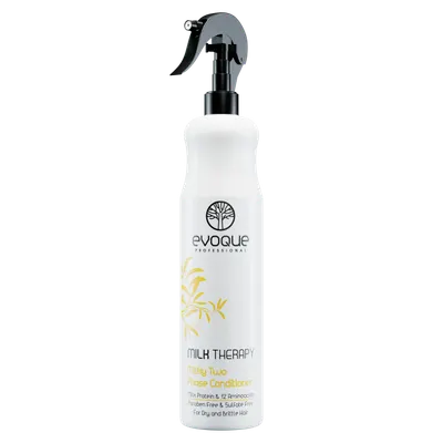 Balsam Profesional Fara Clatire EVOQUE Milk Therapy Two Phase Spray, 400ml - Cu Proteine din Lapte si 12 Aminoacizi Esentiali