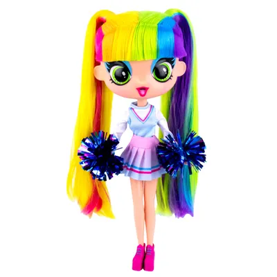 Păpușă Decora Majoreta (Cheer), 28 cm cu Accesorii – Păpușă de Personalizat, Peste 50 Surprize, păr lung, colecția Decora Girlz