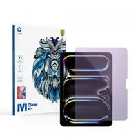 Folie de protectie Ecran Anti Blue Light Lito Classic pentru Apple iPad Pro 11 (2024), Sticla Securizata, Full Glue, 2.5D