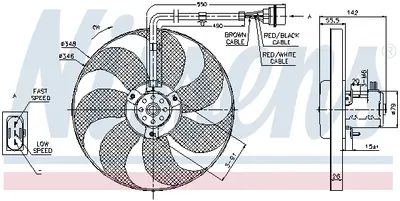 Ventilator Radiator Audi A3, Tt; Seat Arosa, Cordoba, Cordoba Vario, Ibiza Ii, Ibiza Iii, Ibiza Iv, Ibiza Iv St, Inca, Leon, Toledo Ii; Skoda Fabia I, Fabia I Praktik, Octavia I; Vw Bora 1.0-2.8