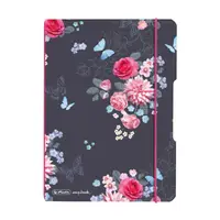 Caiet My.Book Flex A5, 40file, Herlitz Ladylike Flowers, dictando