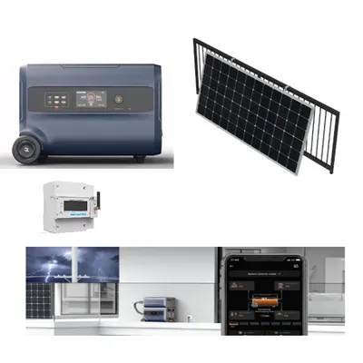 Sistem fotovoltaic complet pentru balcon cu baterie 2.4 kW 230V – solutie de independenta energetica pentru apartamente