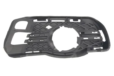 Grila bara fata Stanga cu un loc dunga, cu locas proiector, plastic, negru potrivit MERCEDES C T-MODEL S204, C W204 2007-2014 2007-2011