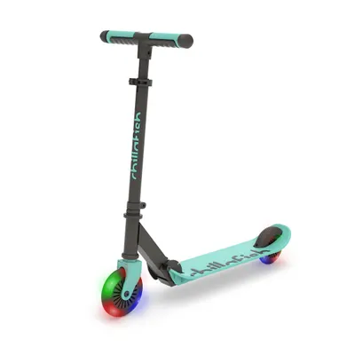Trotineta pliabila cu 2 roti cu lumini, Chillafish, Flexxi Glow, Mint