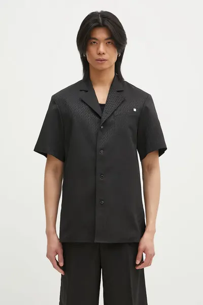 Helmut Lang cămașă din lână Modest Ss Sh.Tonal J