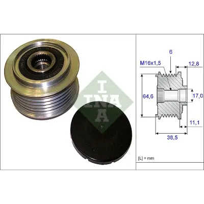Sistem roata libera, generator INA 535 0201 10