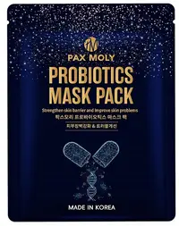 Pax Moly Mască de față folie cu probiotice, 25 ml