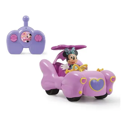 Masinuta cu telecomanda Minnie Fashion cu figurina