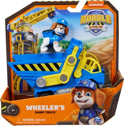Set joc Spin Master Paw Patrol Rubble & Crew - Basculantul lui Wheeler