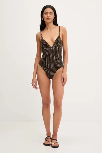 BOSS costum de baie dintr-o singură piesă pentru femei SWIMSUIT_BOSS PEARL