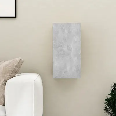 Gossi comoda tv, gri beton, 30,5x30x60 cm, lemn prelucrat