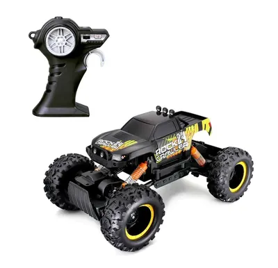 Masinuta cu Telecomanda Rock Crawler Maisto Tech R/C Suspensie Independenta 32 x 21 x 17 cm Neagra