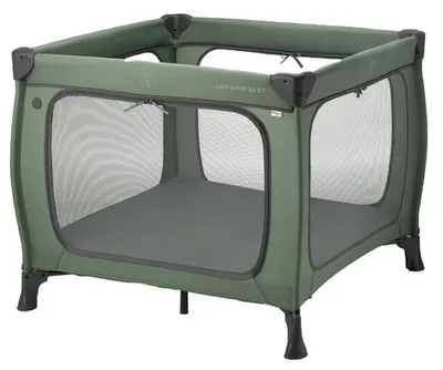 Pătuț pentru bebeluși Hauck - Sleep N Play SQ, Dark Green