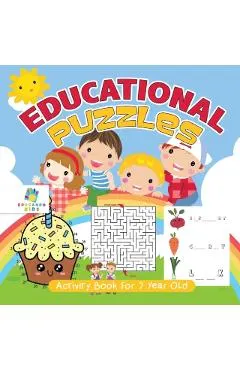Educational Puzzles Activity Book for 7 Year Old