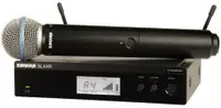 Sistem de microfon wireless Shure - BLX24RE/B58-K3E, negru