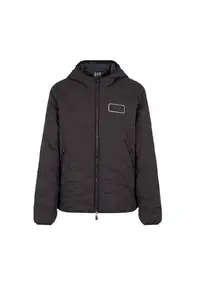 Geaca pentru Barbati - m down medium hooded jacket camou - 6DPB69-PNHQZ-1200 - Negru - Negru