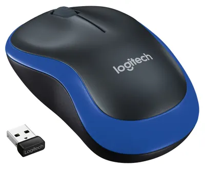 Mouse Logitech - M185, wireless, albastru