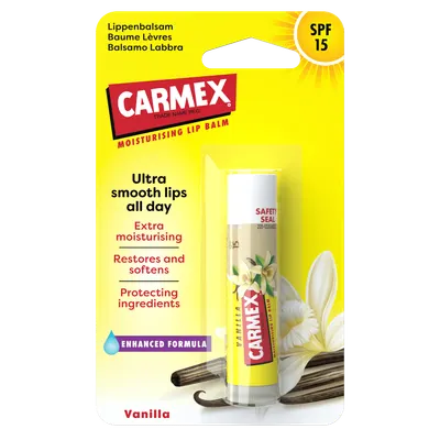 Balsam reparator pentru buze uscate cu vanilie, 4,25g, Carmex