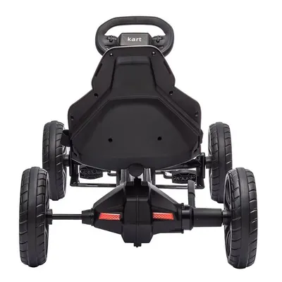 Kart electric pentru copii Nichiduta Go kart Sport Pink, structura metalica, motor 45W, acumulator 12V 7Ah, cu roti din spuma EVA, pornire la buton, slow start, scaun reglabil in 4 pozitii, dimensiune 100 x 58 x 58.5cm