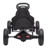 Kart electric pentru copii Nichiduta Go kart Sport Pink, structura metalica, motor 45W, acumulator 12V 7Ah, cu roti din spuma EVA, pornire la buton, slow start, scaun reglabil in 4 pozitii, dimensiune 100 x 58 x 58.5cm