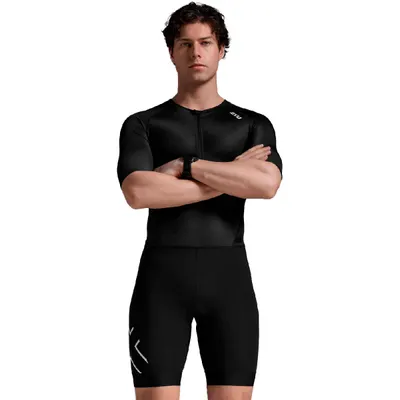 Costum de triatlon pentru bărbați 2XU Core cu mâneci