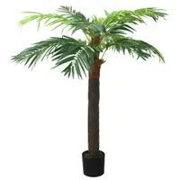 Gossi planta artificiala palmier phoenix cu ghiveci, verde, 190 cm