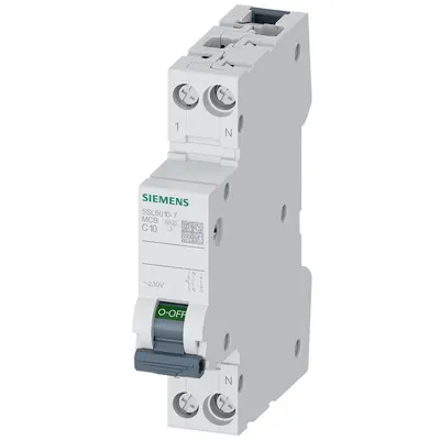 Siguranta automata 1P+N 10A curba C 6kA Siemens 5SL6010-7