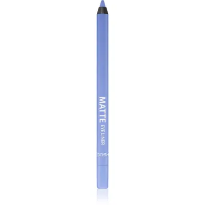 GOSH COPENHAGEN Matte Eye Liner eyeliner khol cu efect matifiant culoare 006 Ocean Mist 1.2 g