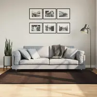vidaXL Covor moale cu pile medie și spălabil HUARTE Maro 200 x 140 cm