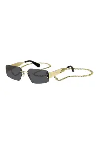 Ochelari de soare dreptunghiulari - Auriu