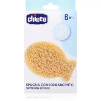 Chicco Silver Ion Sponge 6m+ burete de baie, cu ioni de argint, pentru copii 1 buc