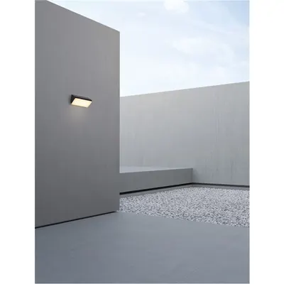 Aplica ZENON Anthracit Aluminiu turnat Aluminiu & Frost Acrylic LED 10 Wat 558Lm 3000K CRI >83 UGR