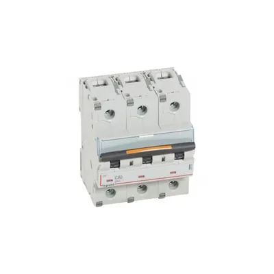 Siguranta automata MCB - DX³ - 25 kA - 3P 400 V~ - 80 A - C curba