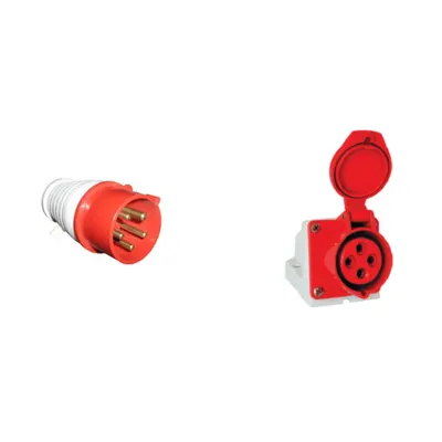 Pachet Fisa Mobila si Priza Fixa Industriala HT 32A IP44 400V - Conexiuni Trifazate Mixte, Sigure