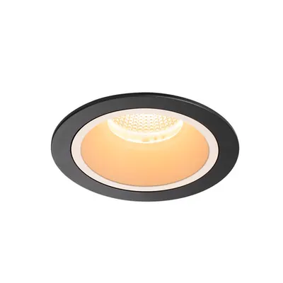 Spot incastrat, NUMINOS L Ceiling lights, black Indoor LED recessed ceiling light black/white 2700K 40°